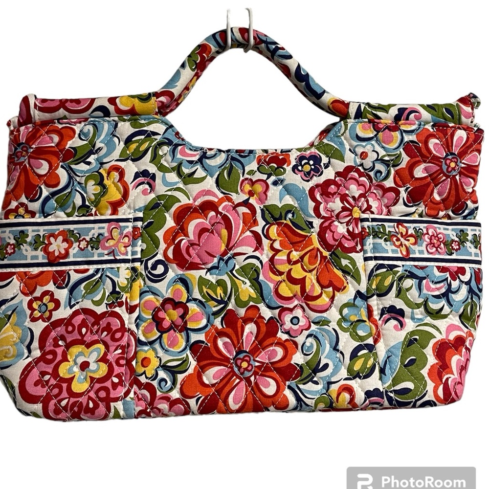 Vera Bradley Hope Garden Multi Floral Gabby Satchel